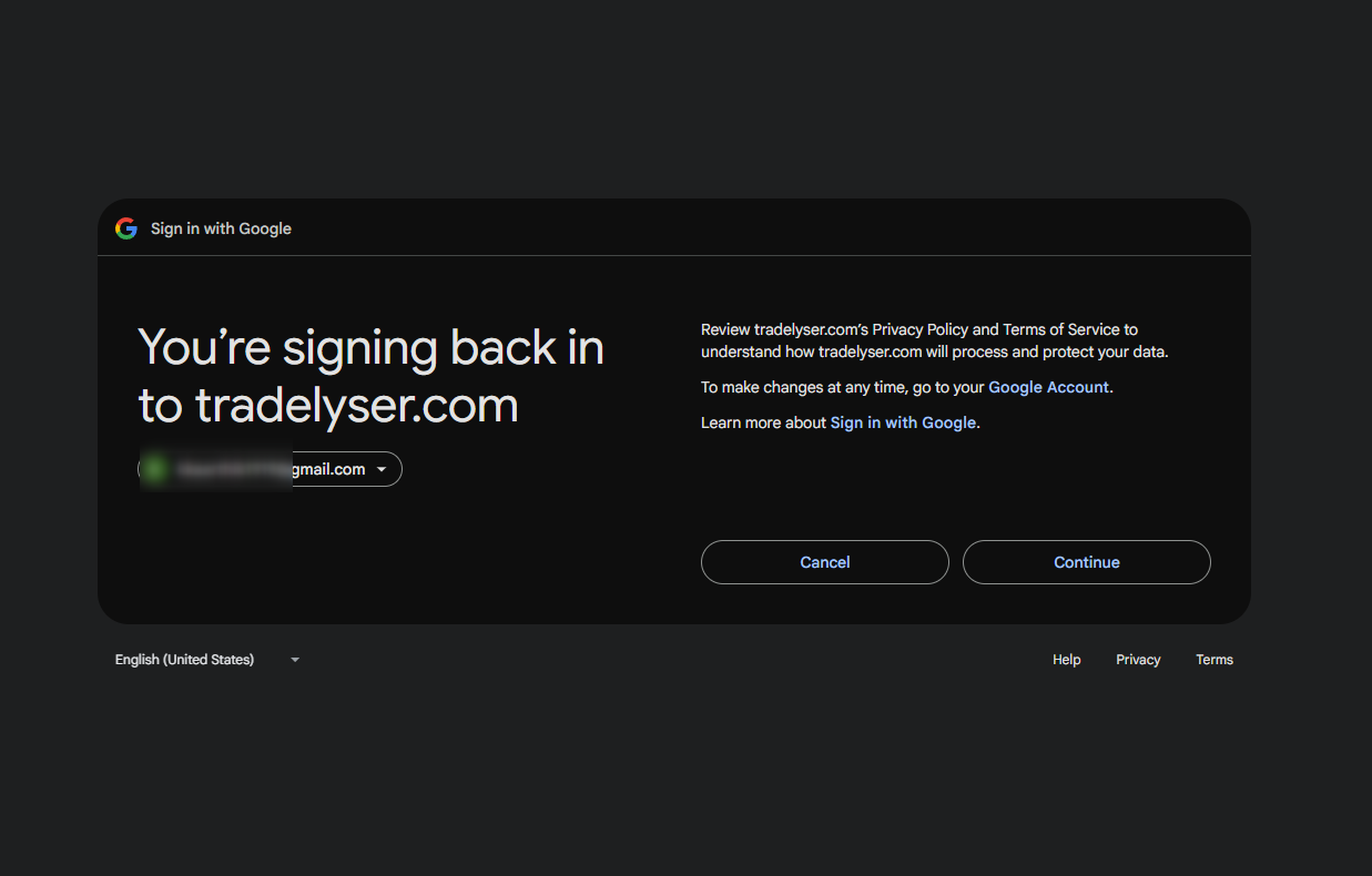 Screenshot: Google OAuth permission screen