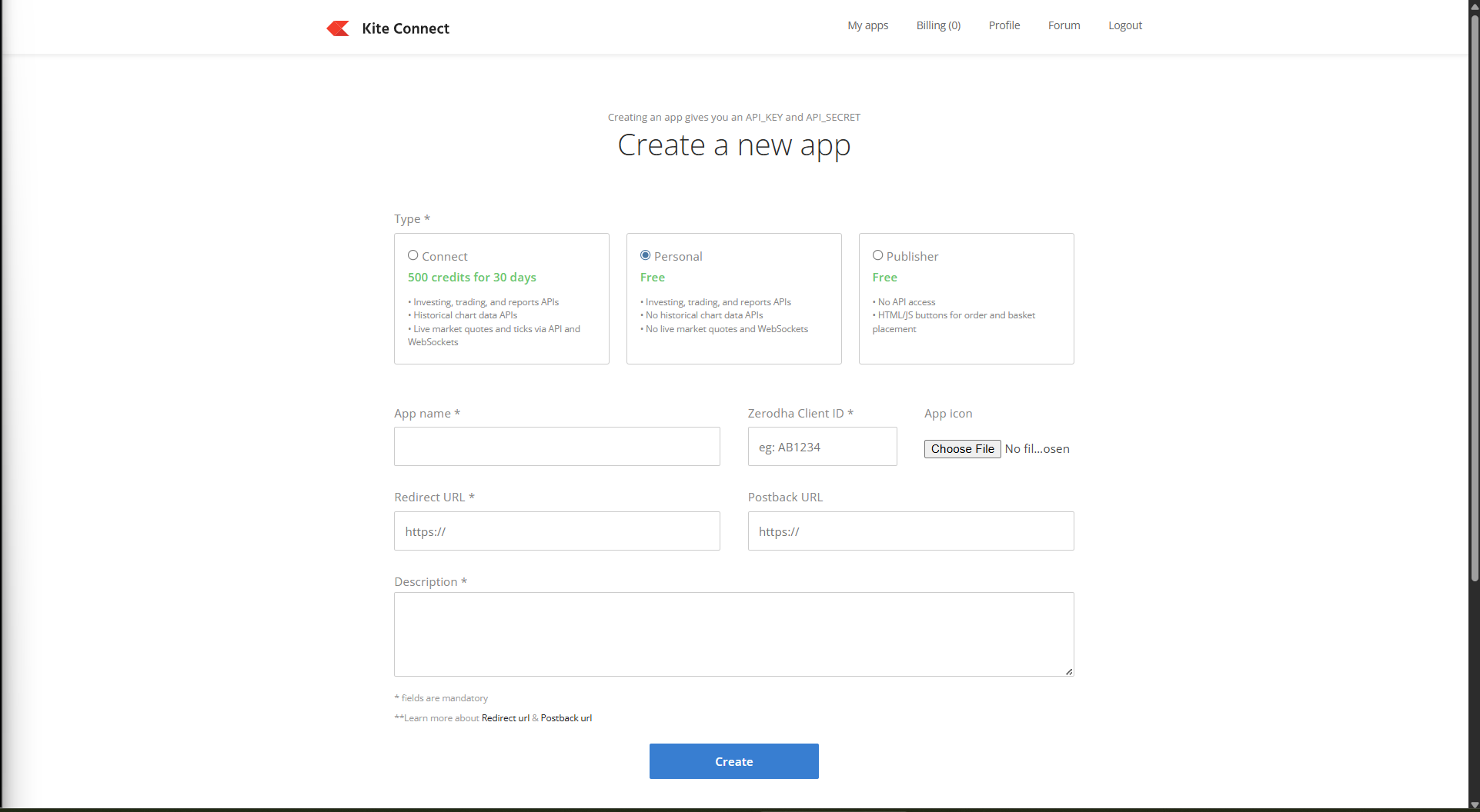Screenshot: Zerodha authorization