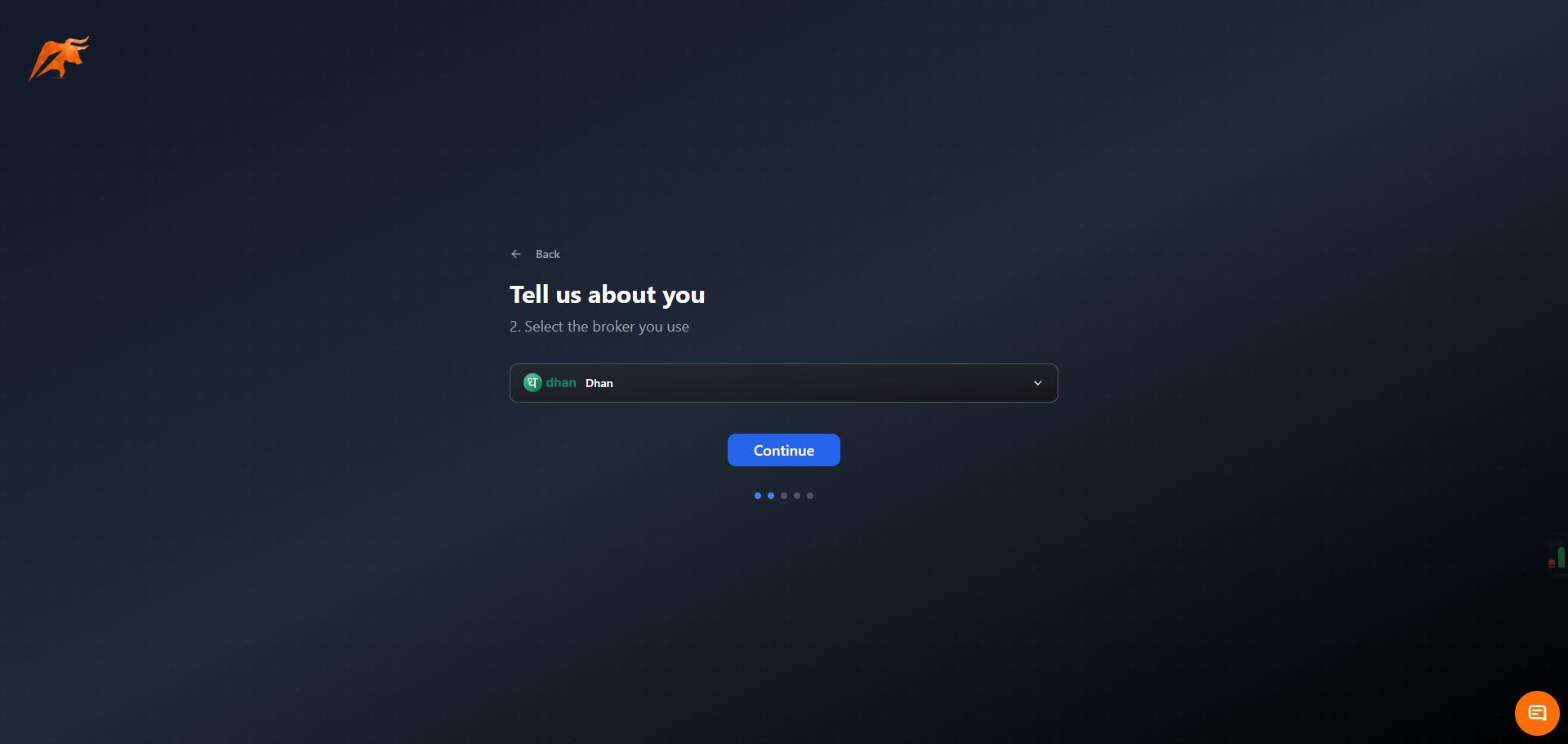 Screenshot: Dashboard after Google login