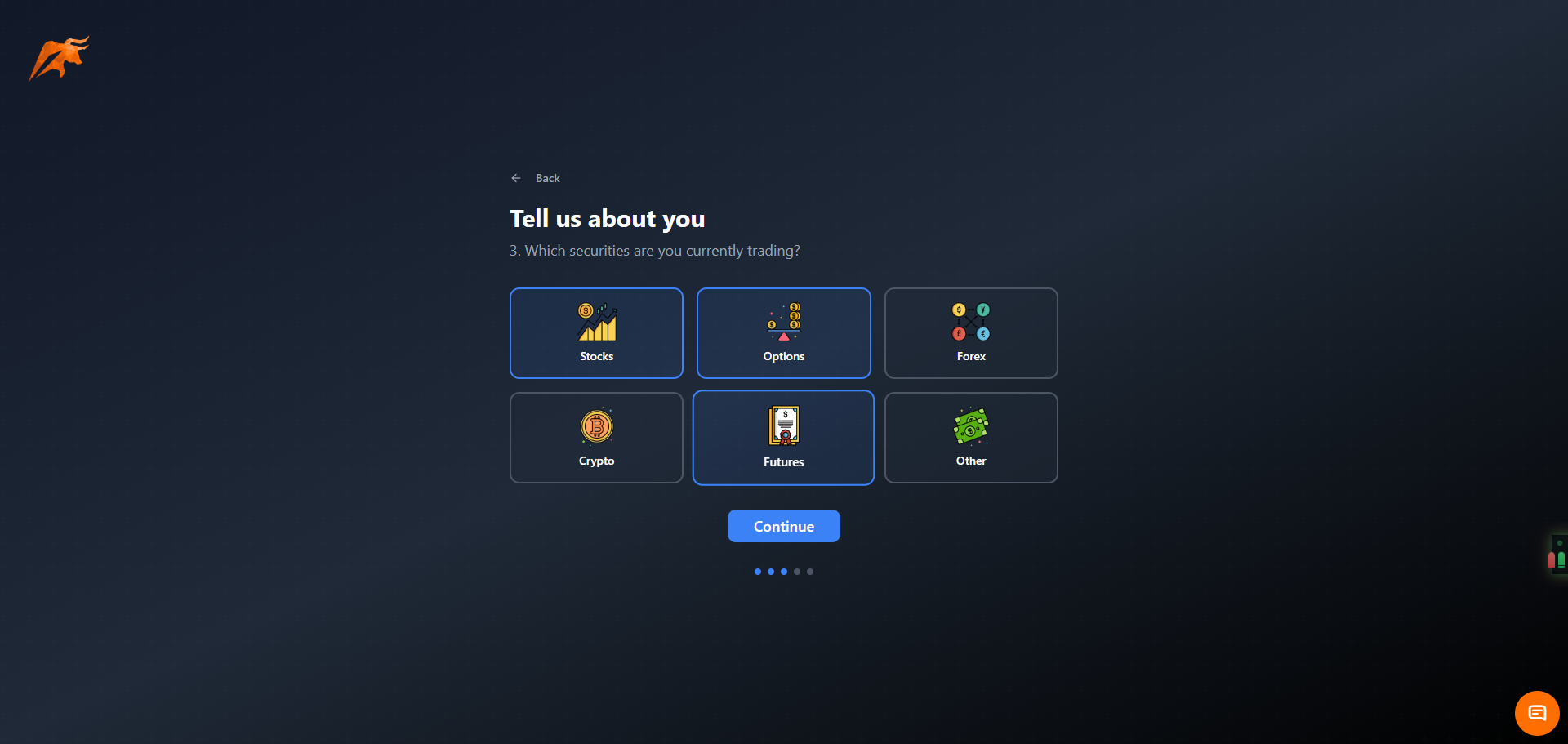 Screenshot: Dashboard after Google login