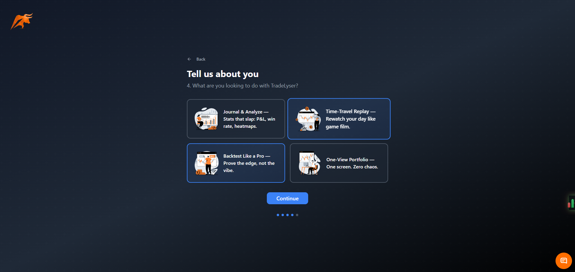 Screenshot: Dashboard after Google login
